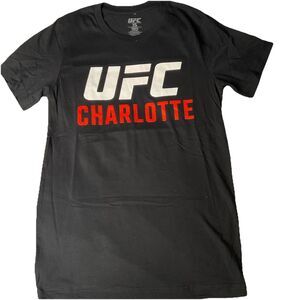 UFC T-Shirt Ladies Small Charlotte Fight Night Rozen Vs Struik Black